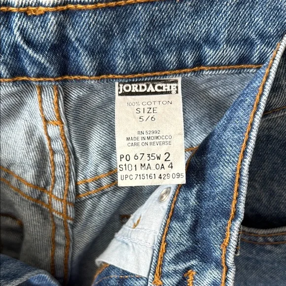 Jordache Vintage 90s Blue Denim Jeans - Picture 2 of 3